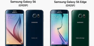 Différences entre le Samsung Galaxy S6 (G920F) et le Samsung Galaxy S6 Edge (G925F)