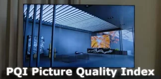 PQI Indice de qualité d’image des téléviseurs Samsung