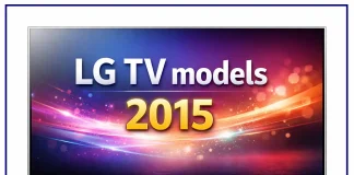Modèles de téléviseurs LG de 2015