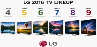 Gamme de téléviseurs LG 2016, comparaison des modèles et aperçu des séries