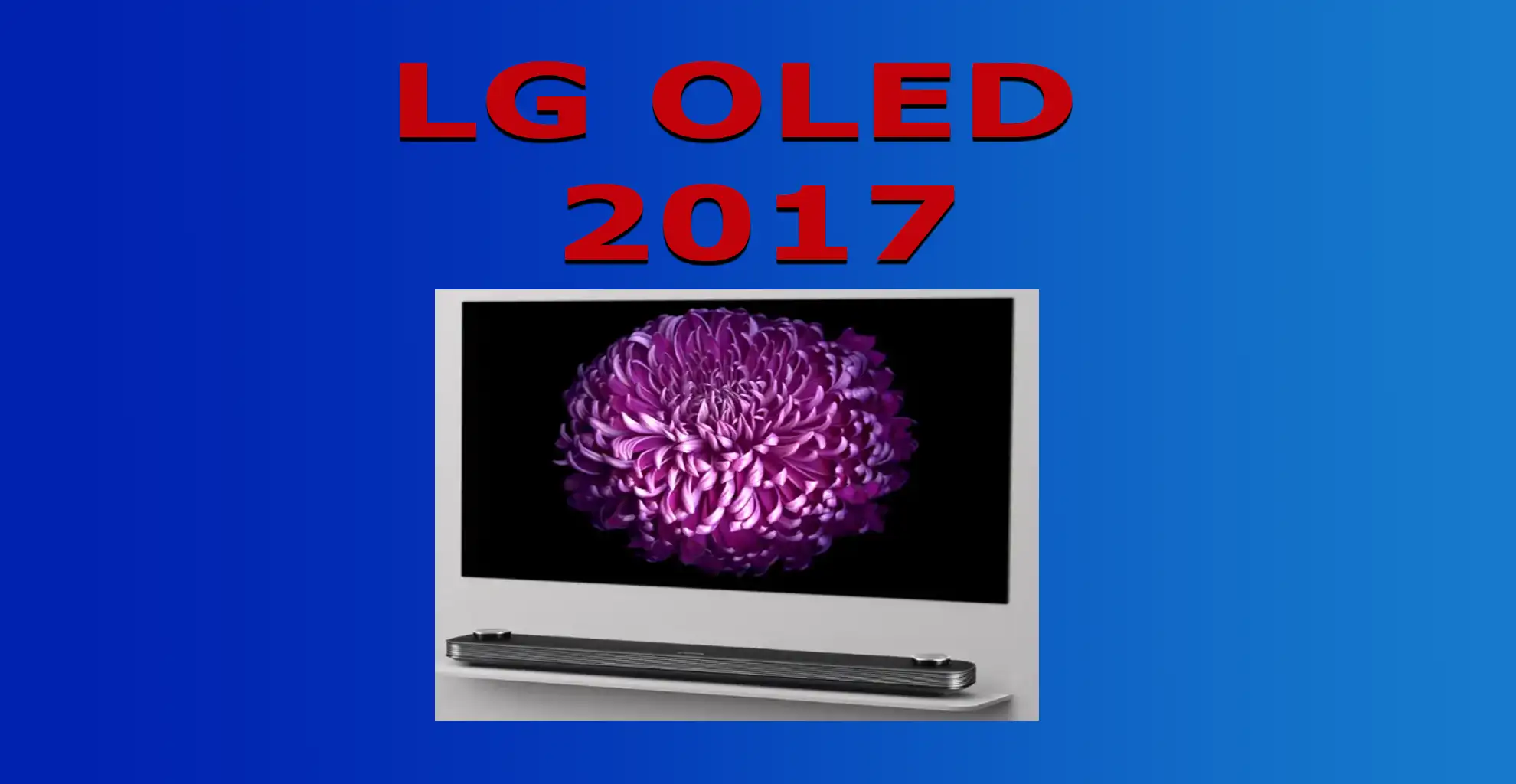 TV LG OLED 2017