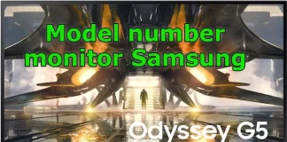 Numéro de modèle de moniteur Samsung par année 2011-2025 décodage, explication