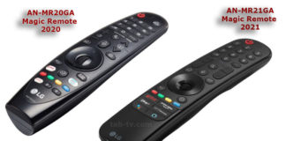 LG Magic Remote 2021 différences : Télécommandes magiques AN-MR21GA et AN-MR21GC