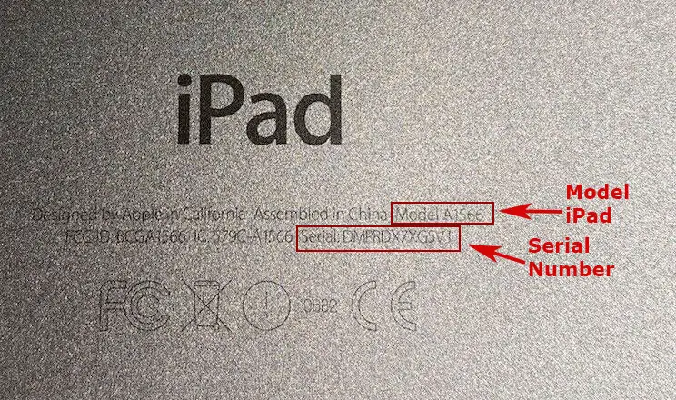 Comment identifier le numéro de série et le numéro de modèle de l'iPad