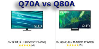 Samsung Q70A vs Q80A, le choix de l’acheteur est expliqué