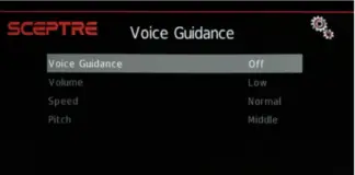 Comment désactiver ou activer le guide vocal sur votre téléviseur Sceptre ?
