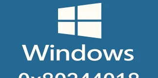 Comment corriger l’erreur de mise à jour Windows 0x80244018