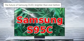 Spécifications techniques des téléviseurs OLED Samsung S95B et S95C