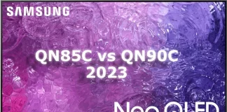 TV Samsung QN90C vs QN85C Modèle 2023