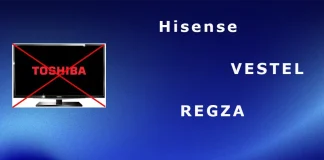 Qui fabrique les téléviseurs Toshiba, qui possède la marque Toshiba ?