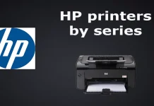 Gammes, séries et fabricants des imprimantes HP