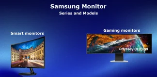 Séries et modèles de moniteurs Samsung