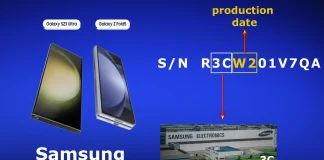 Décodage du numéro de série des téléphones Samsung, 2001-2025