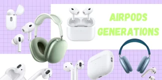 Générations d’AirPods par année