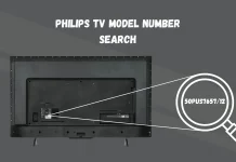 Trouvez le numéro de modèle de votre téléviseur Philips