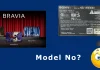 Recherche du numéro de modèle d’un téléviseur Sony