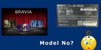 Recherche du numéro de modèle d’un téléviseur Sony