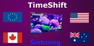 Pays dans lesquels TimeShift et PVR fonctionnent sur les téléviseurs Samsung