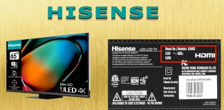 Comment trouver le numéro de modèle d’un téléviseur Hisense