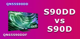 TV OLED Samsung S90DA vs S90DD, les différences expliquées