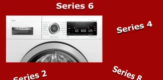 Différences entre les séries de machines à laver Bosch