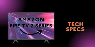 Amazon Fire TV 2-Series : spécifications, processeur, mémoire, écran