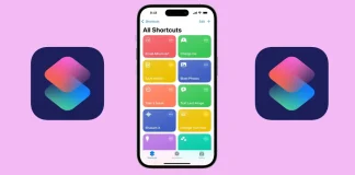 Explication des raccourcis sur iPhone