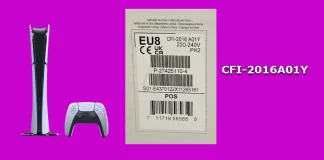 Explication et signification du numéro de modèle de la Sony PS5