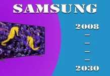 Modèles de téléviseurs Samsung par année
