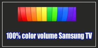 100% de volume de couleurs dans les téléviseurs Samsung QLED