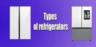 Types de réfrigérateurs (gammes de réfrigérateurs), aperçu rapide