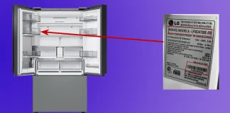 Comment trouver le numéro de modèle et le numéro de série d’un réfrigérateur LG