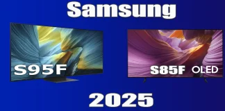TV OLED Samsung 2025 : S85F, S90F, S95F