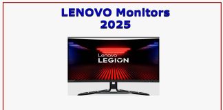 Moniteurs Lenovo 2025