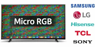 Téléviseurs Micro RGB, RGB Evo et TCL Mini RGB