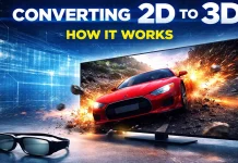 Conversion de la 2D en 3D sur les téléviseurs
