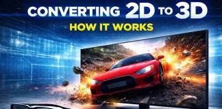 Conversion de la 2D en 3D sur les téléviseurs