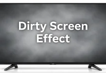 Effet « écran sale » sur les téléviseurs