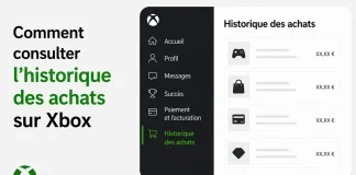 Comment consulter l’historique des achats sur Xbox