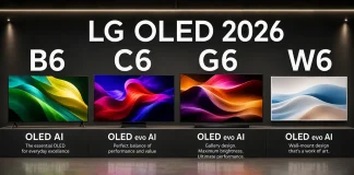 Téléviseurs LG OLED 2026