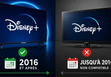 Liste des téléviseurs Samsung compatibles avec Disney+