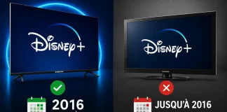 Liste des téléviseurs Samsung compatibles avec Disney+
