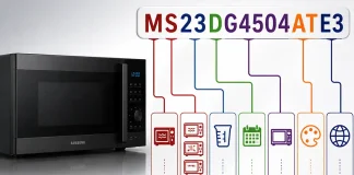Décodage des numéros de modèle des fours à micro-ondes Samsung Décodage des numéros de modèle des fours à micro-ondes Samsung