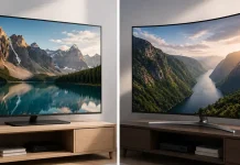 Téléviseurs plats et incurvés, quelles différences ?