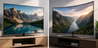Téléviseurs plats et incurvés, quelles différences ?