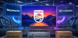 Qui fabrique les téléviseurs sous la marque Philips ?