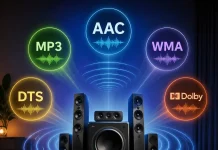 Les codecs audio AAC, MP3, WMA, DTS et Dolby expliqués simplement