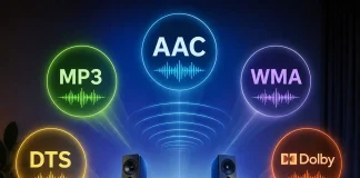 Les codecs audio AAC, MP3, WMA, DTS et Dolby expliqués simplement