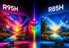 Téléviseurs Samsung avec la technologie Micro RGB, R95H vs R85H
