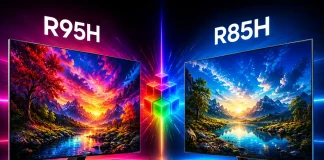 Téléviseurs Samsung avec la technologie Micro RGB, R95H vs R85H